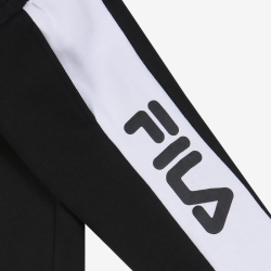 Fila Logo Color Jogger - Poikien Verryttelyhousut - Mustat | FI-71807